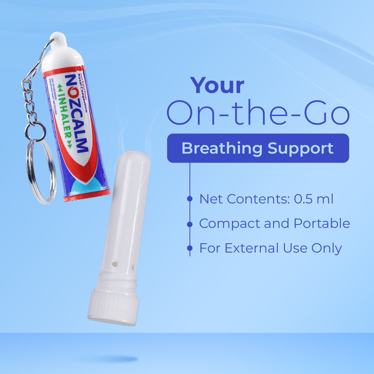 Nozcalm inhaler for external use only