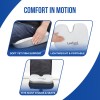 Leeford coccyx seat cushion provides soft firm support lightweight