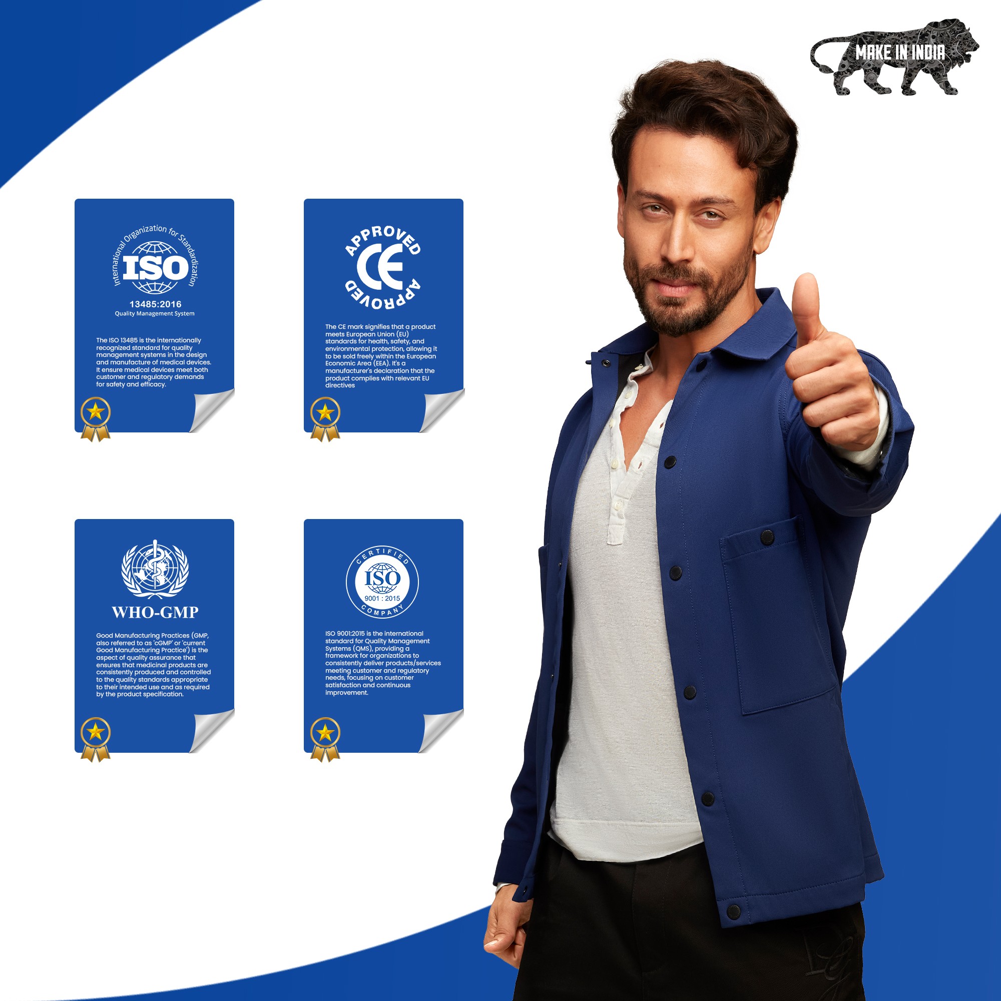 elbow binder international quality certificates