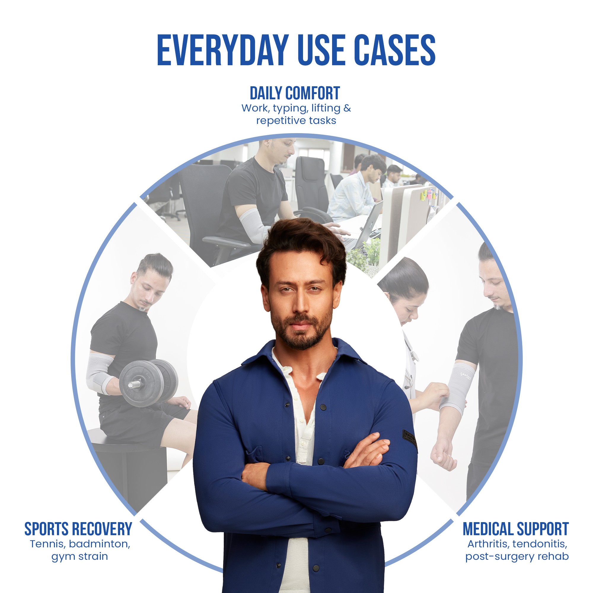 elbow binder can use for work typing lifting sports recovery n medical use