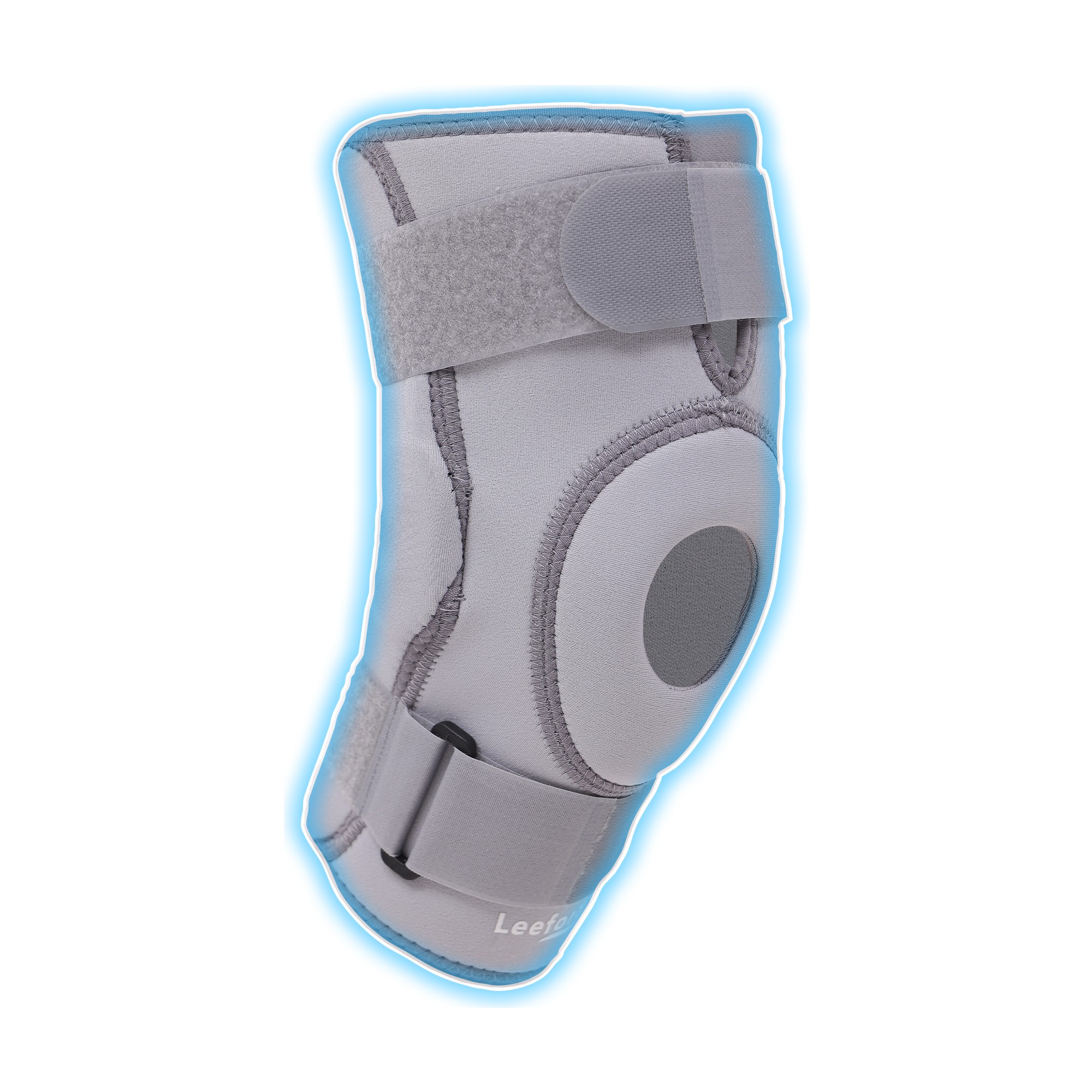 Knee support with hinge