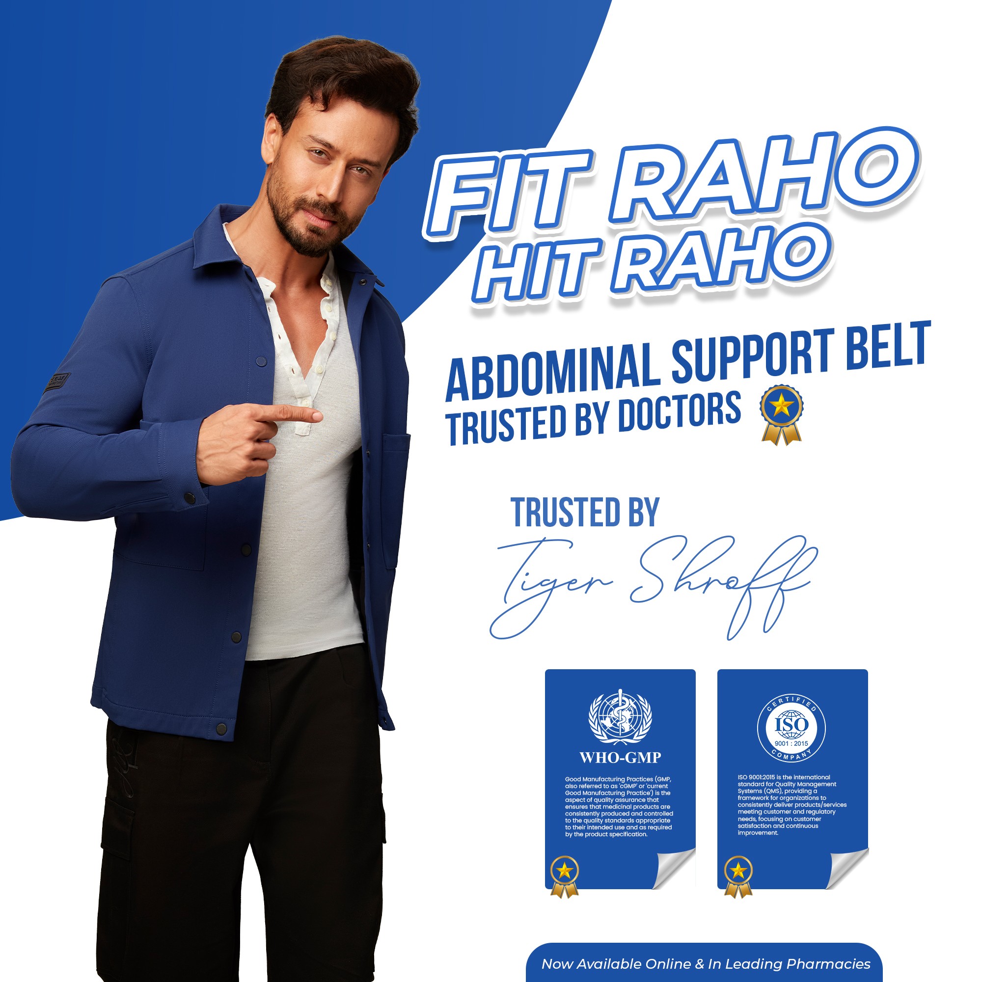 fit raho with Leeford abdominal belt
