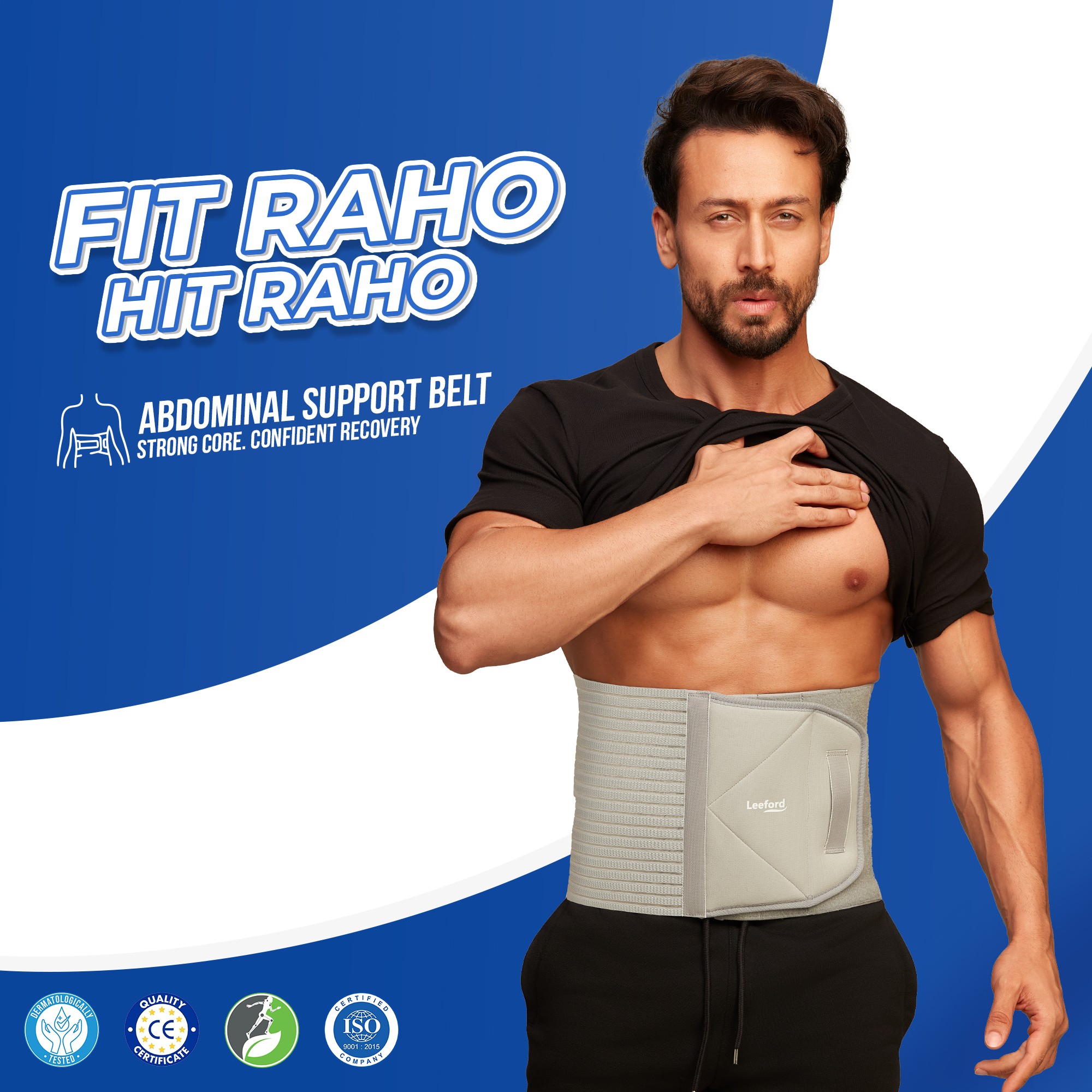 Leeford abdominal belt provides strong core n confident recovery