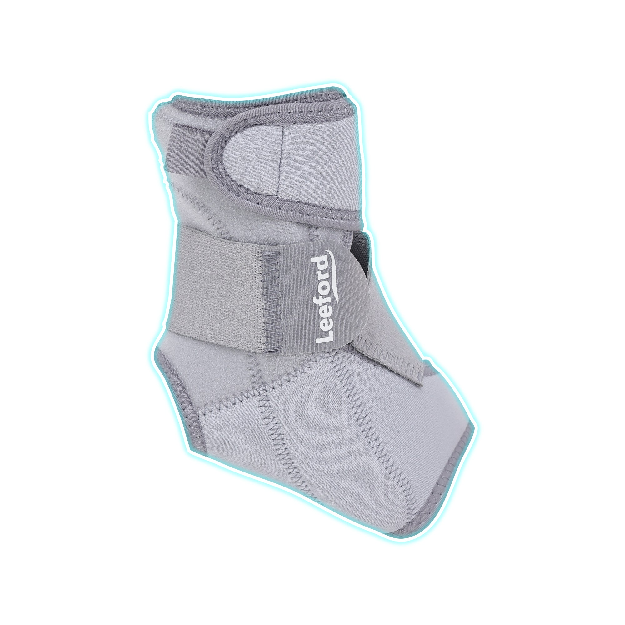 ankle brace or binder with splint