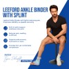 ankle brace with built in splint support stabilise ankle support