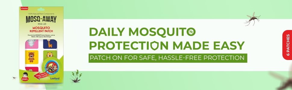 Mosq Away Natural Mosquito Repellent Patches for Kids