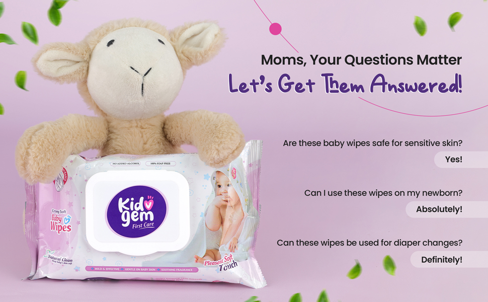 Kidogem Baby Wipes common questions and answers