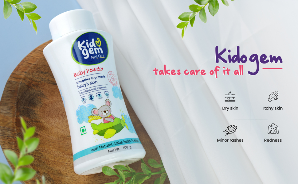 Kidogem Baby Powder  for dry skin