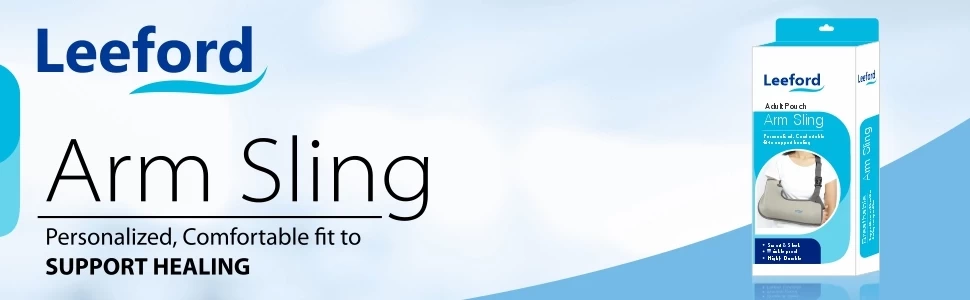 Leeford arm sling pouch support healing