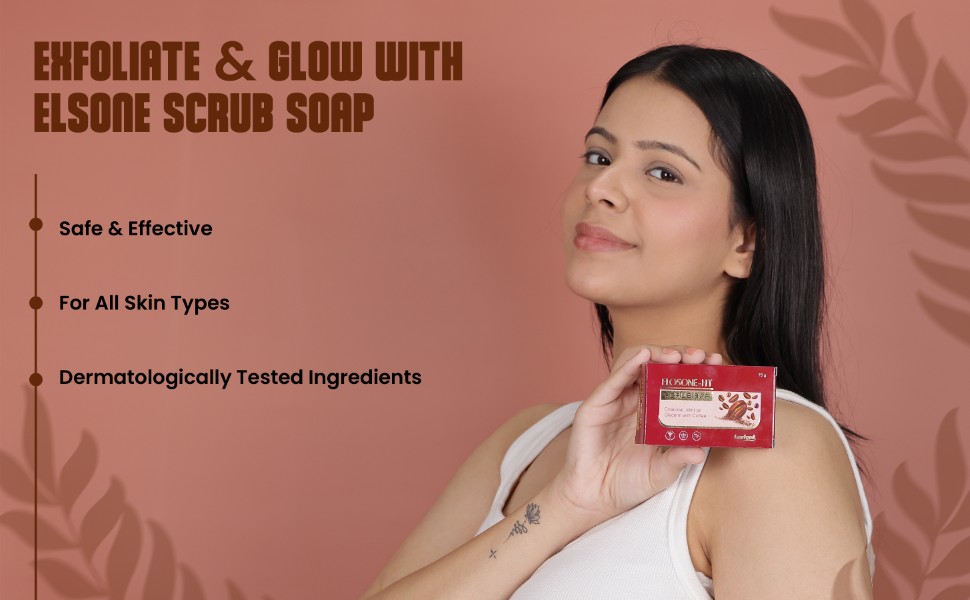 Elosone-HT Scrub Soap safe and effective for all skin types