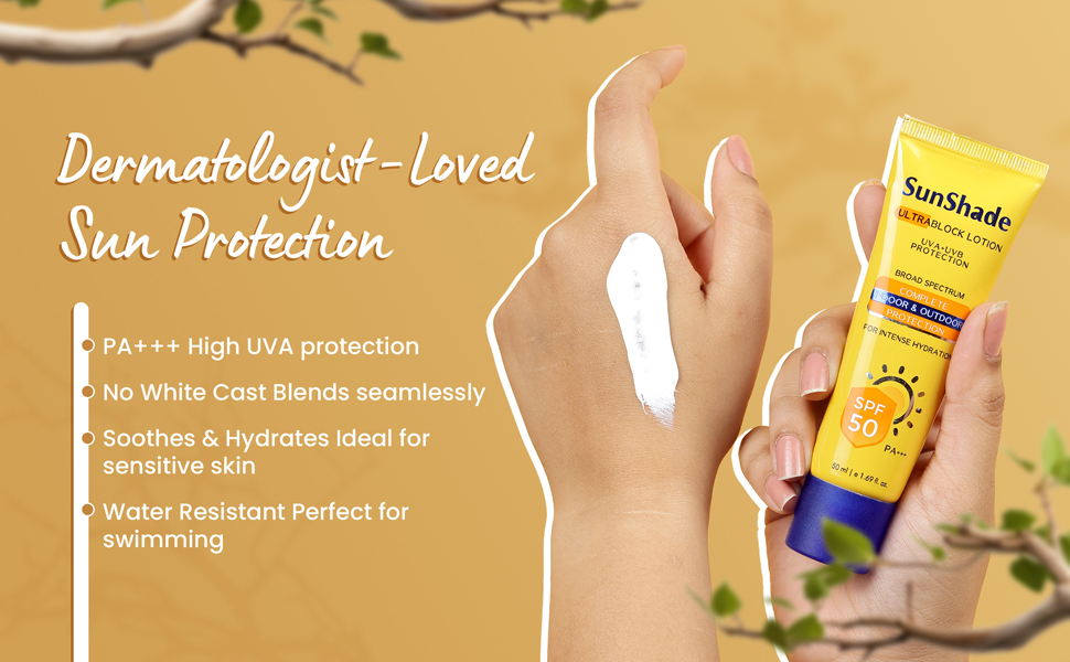 Leeford Sunshade Ultra Block Lotion SPF50 benefits