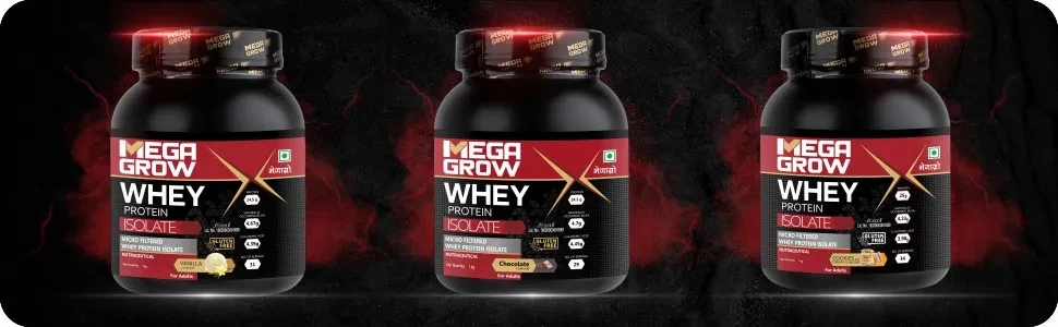 Megagrow whey protein powder different flavors