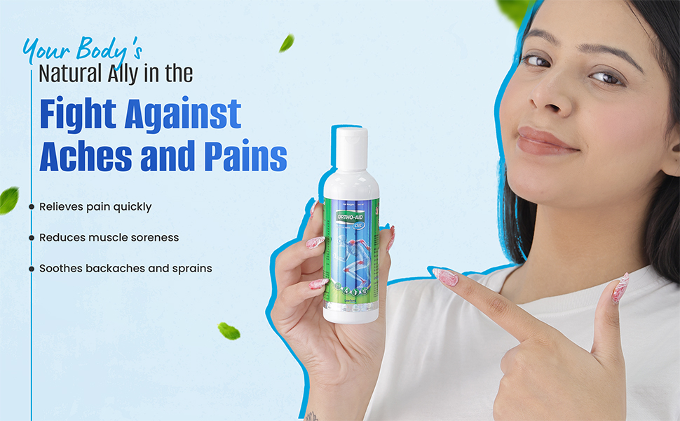 Ortho Pain Relief Oil fight agains aches and pain
