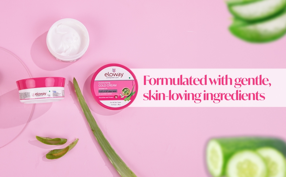 Eloway Herbal Cold Cream with skin loving ingredients