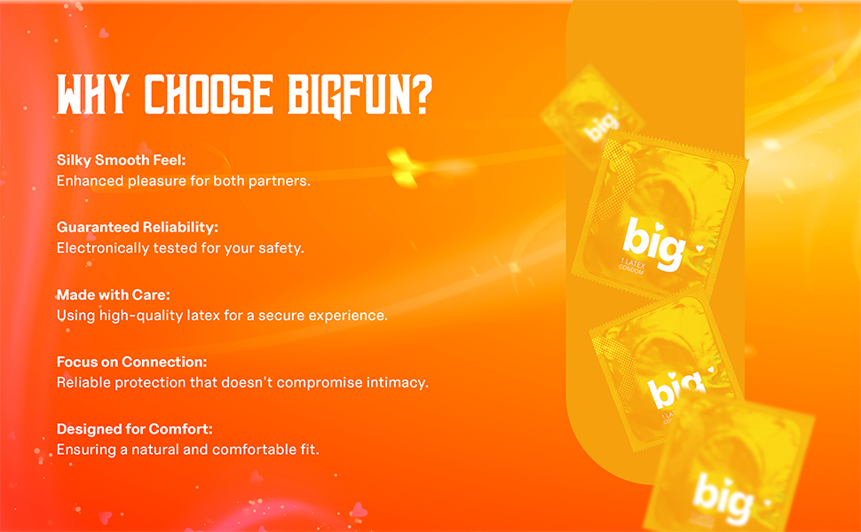 bigfun mixed fruits flavoured condom multiple benefits like dotted design silki smooth feel