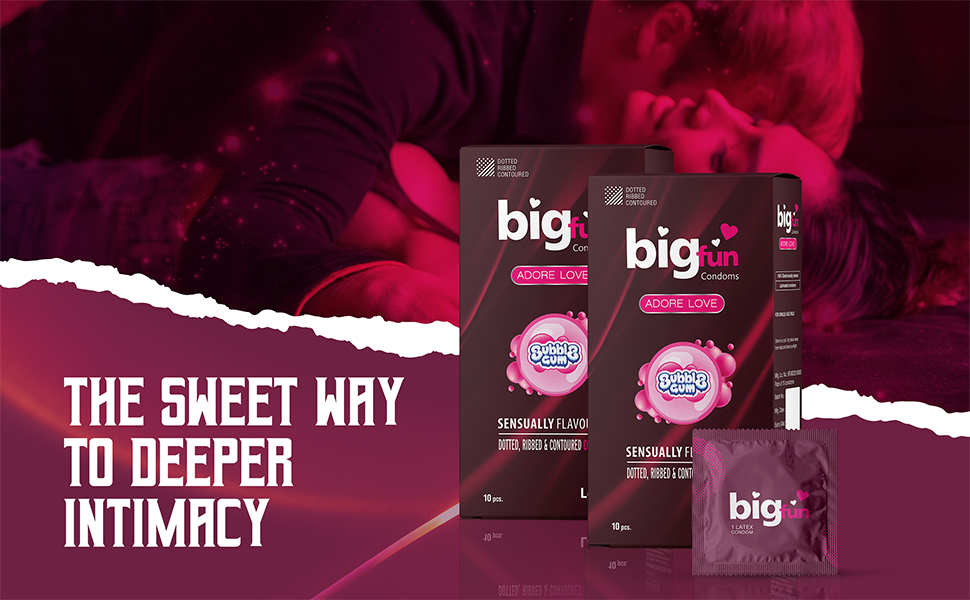 Bigfun Bubblegum Flavoured Condom