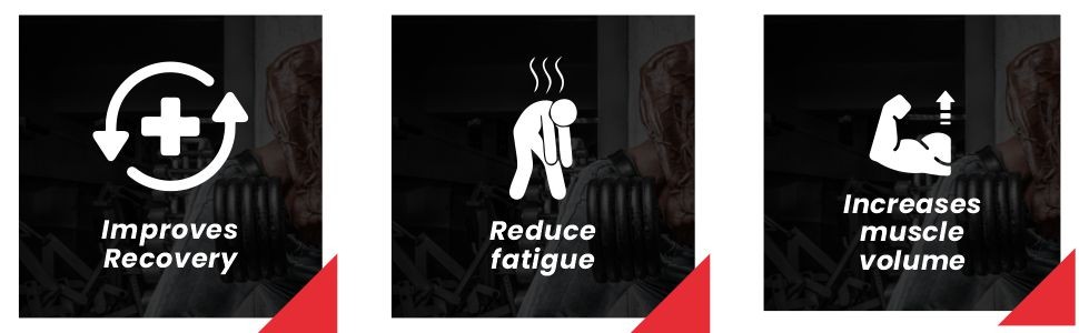 Mega grow bcaa advance powder improves recovery