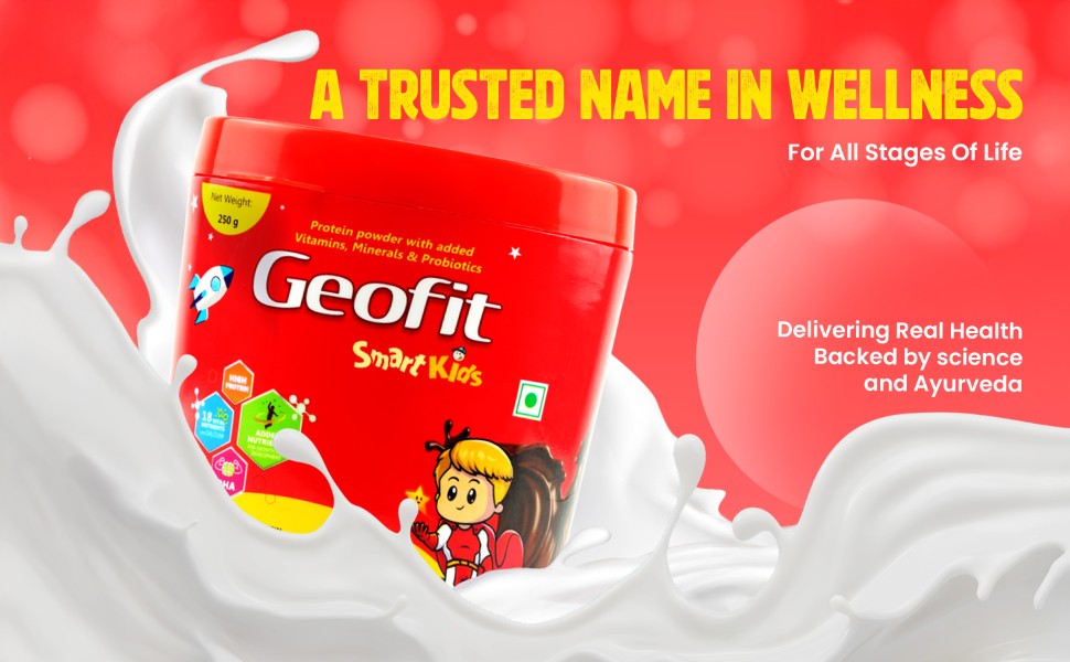 Geofit Chocolate Flavor Kids Protein Powder