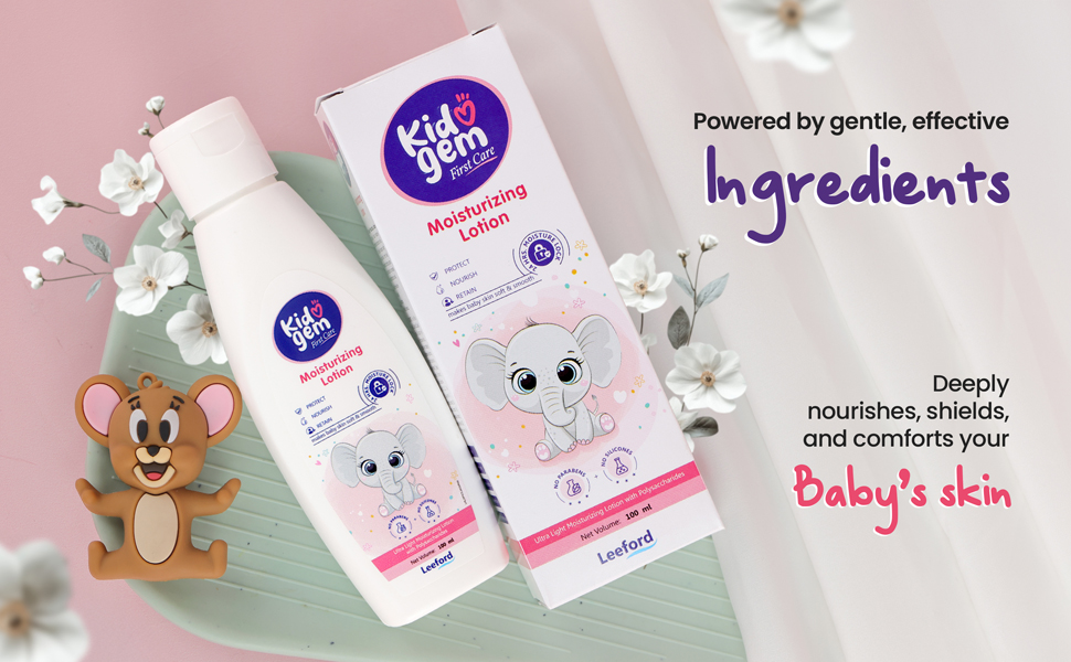 Kidogem Moisturizing Baby Lotion main ingredients