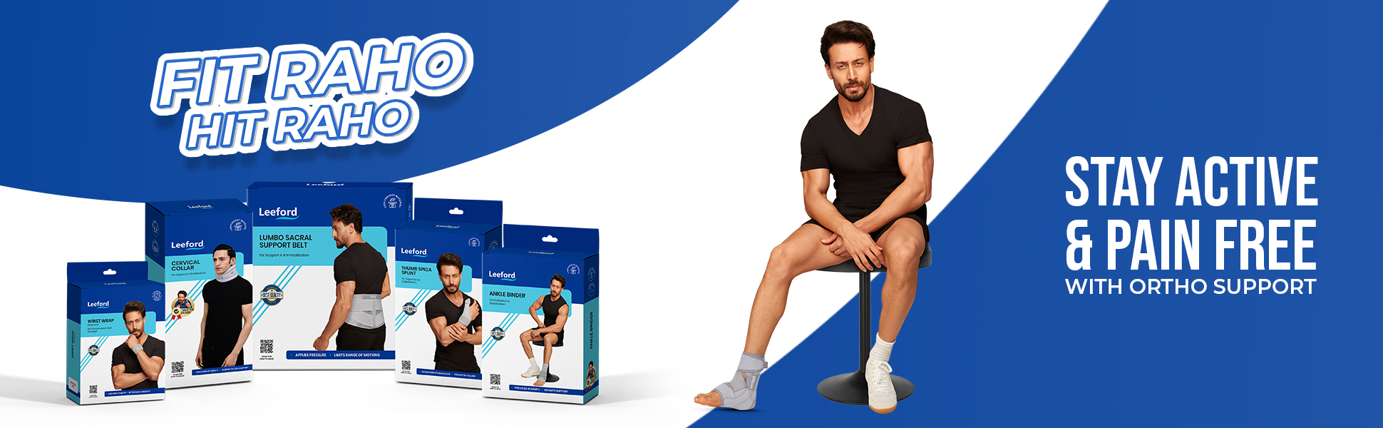 stay active n pain free with ankle brace with splint