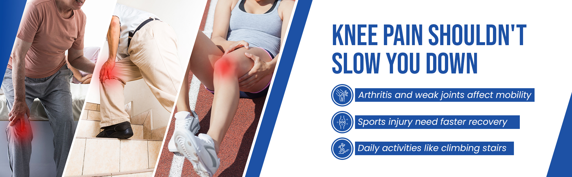 knee pain from arthritis injuries slows you down