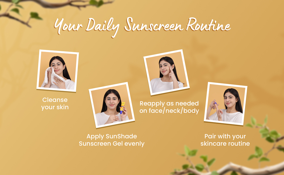 sunshade ultra block sunscreen gel use guide