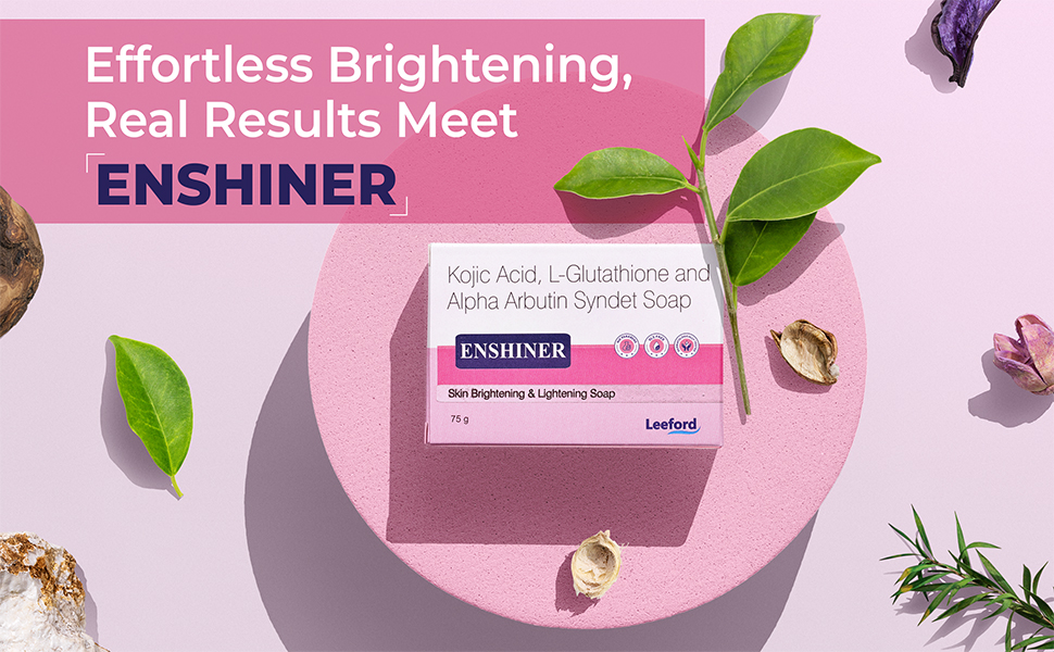 Enshiner Skin Brightening Soap with effortless brightening