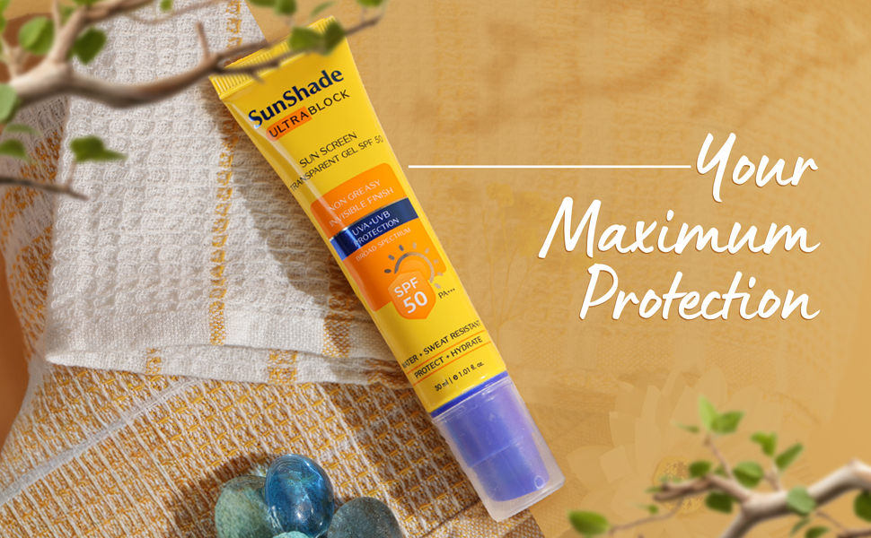 sunshade ultra block sunscreen gel your maximum protection