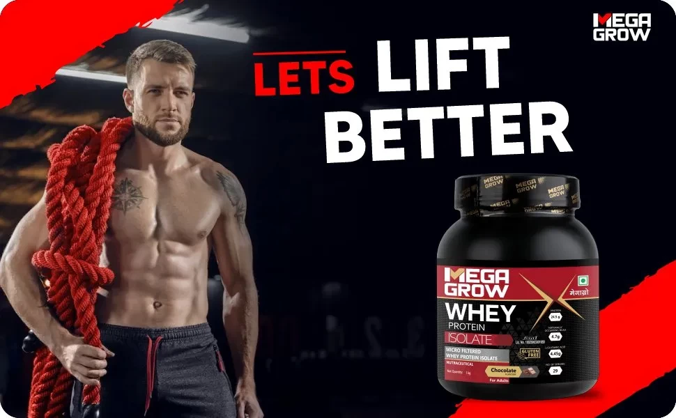 Megagrow whey protein powder lift better