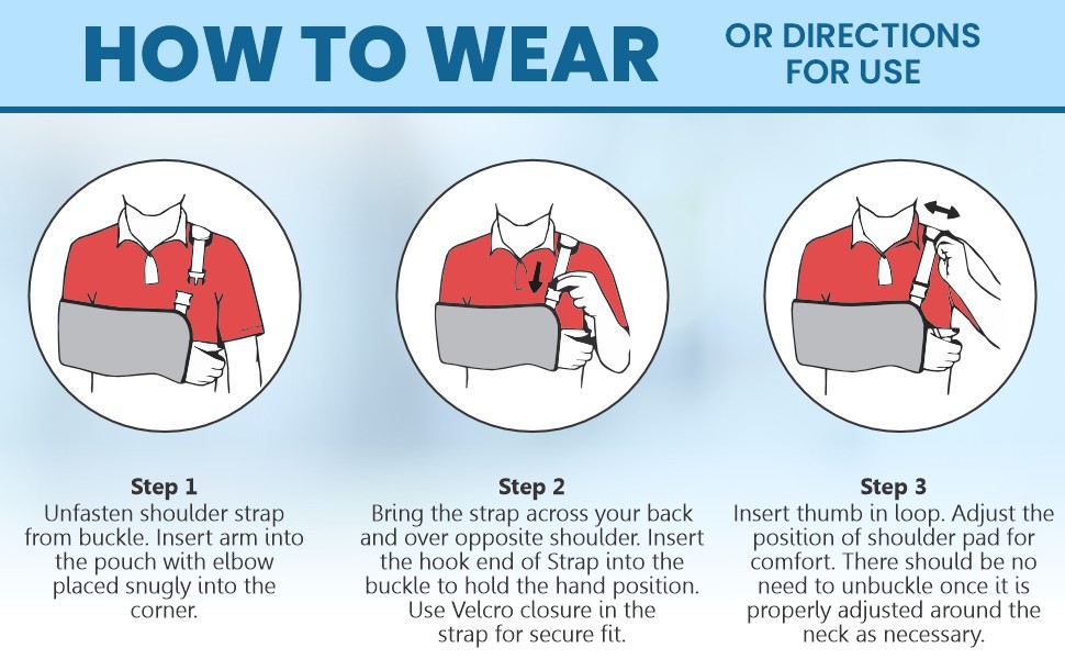 leeford arm sling how to wear