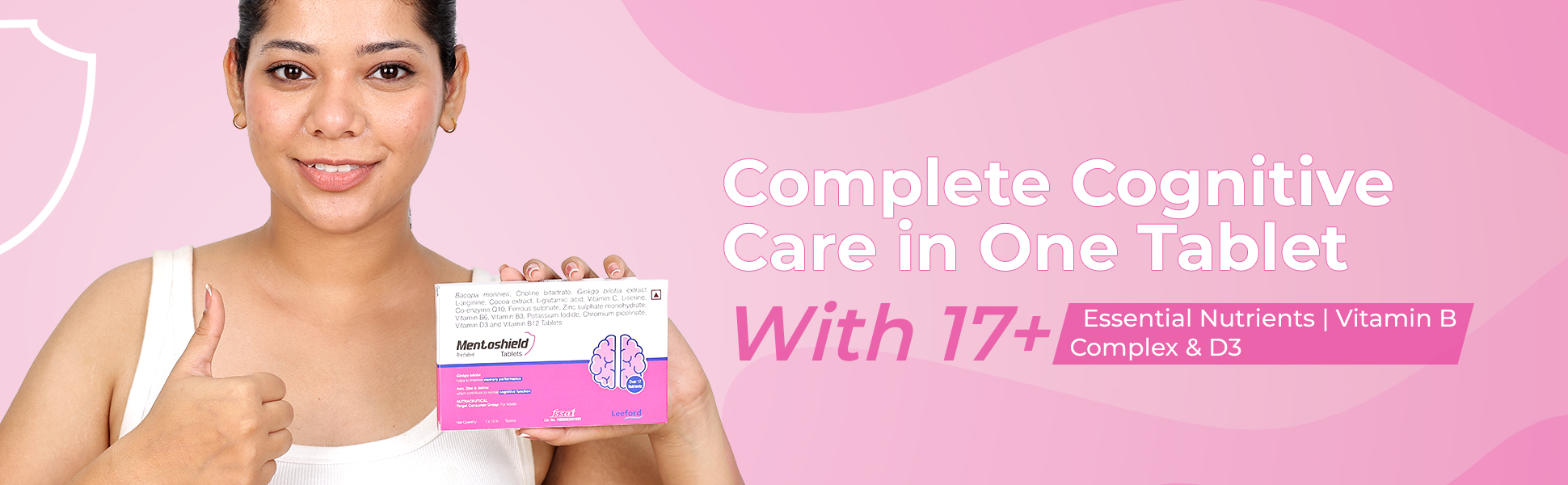 Mentoshield tablets for memeory support complete congnitive care