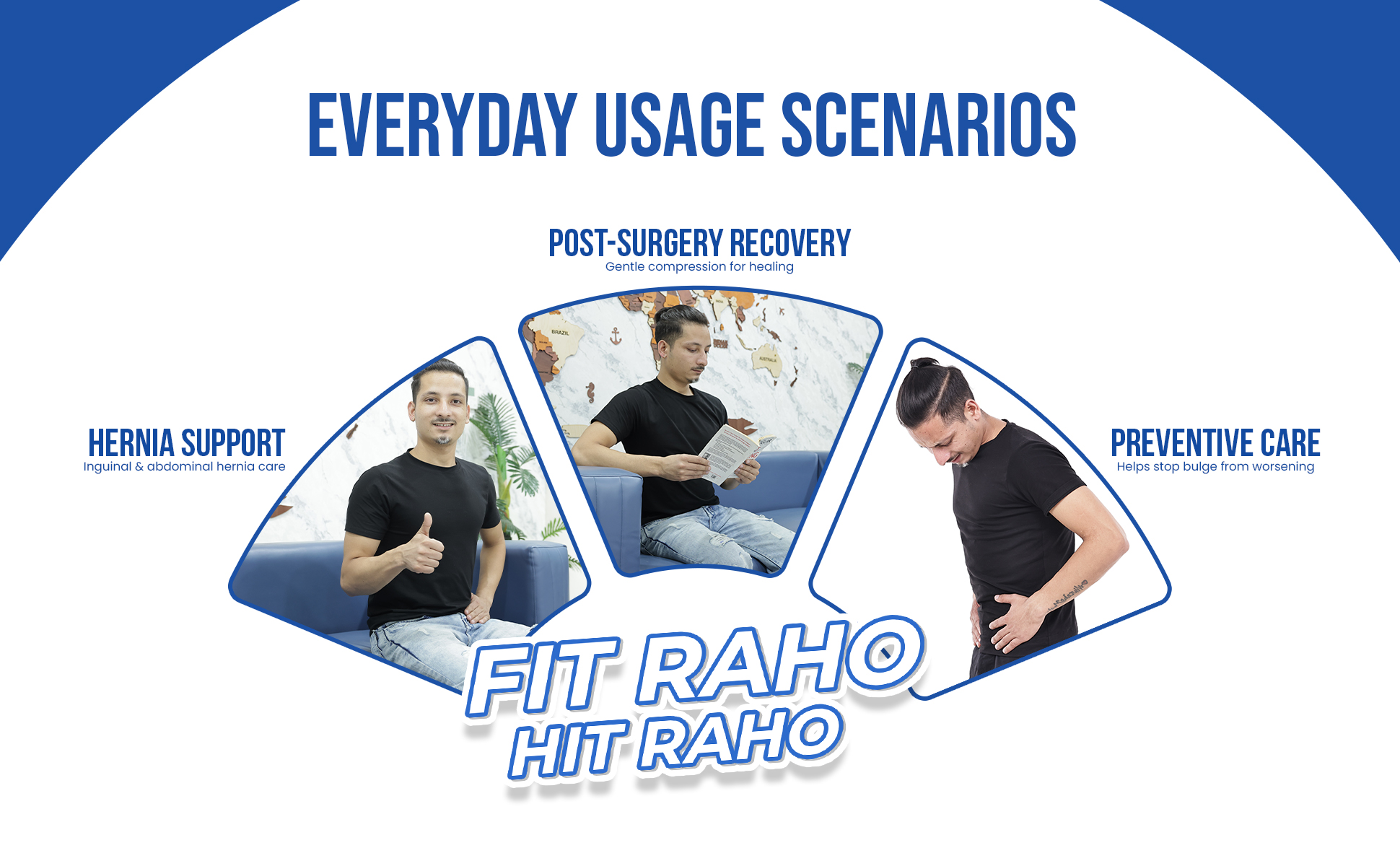 hernia belt is use for hernia support post surgery recovery n preventive care