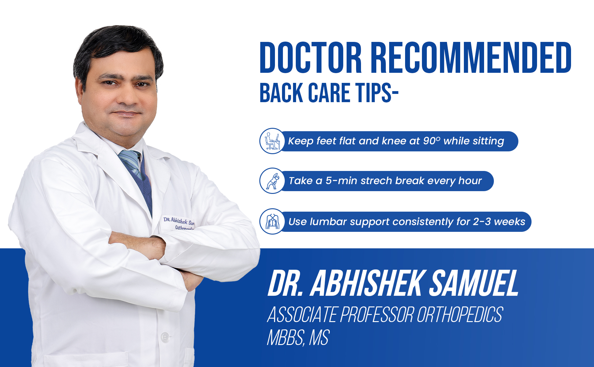 back support for chair is recommended by orthopedic doctors