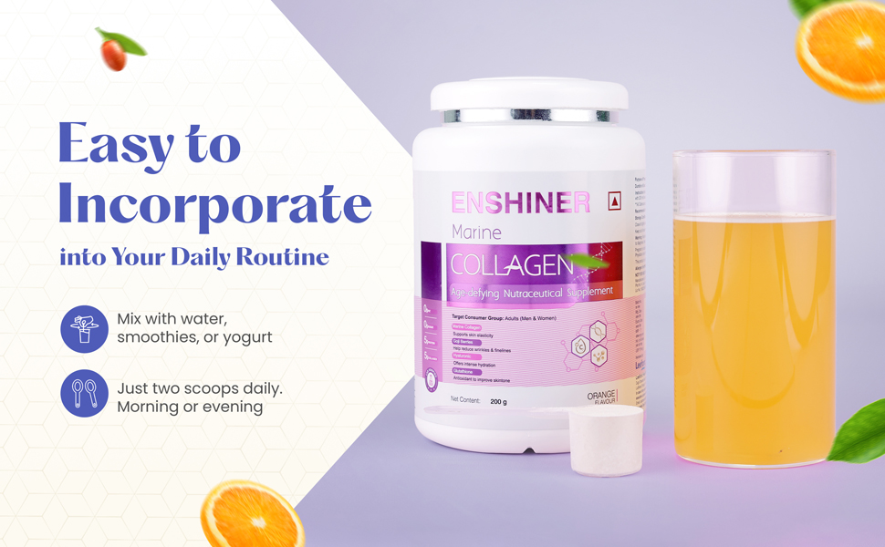 Enshiner marine collagen powder for daily routine