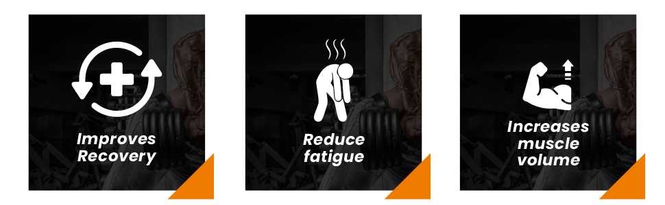 Megagrow BCAA Powder Orange improve recovery reduce fatigue