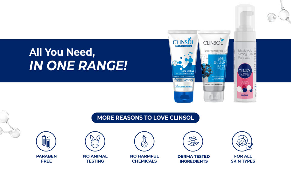 Clinsol Acne Soap parabans free