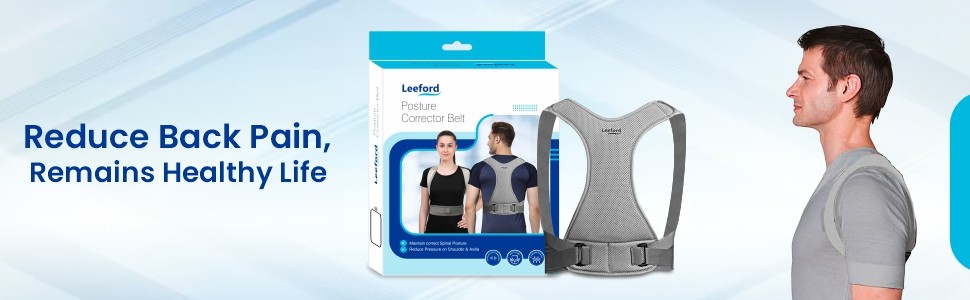 Leeford Posture Corrector Belt reduce back pain