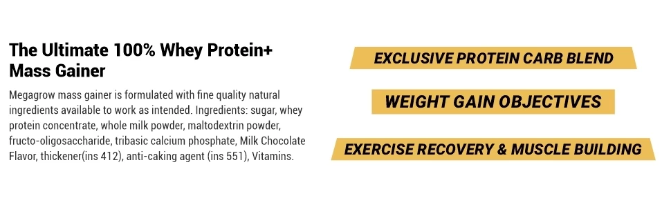 Megagrow Milk Chocolate Mass Gainer