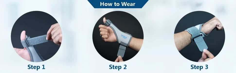 thumb spica splint how to wear guide