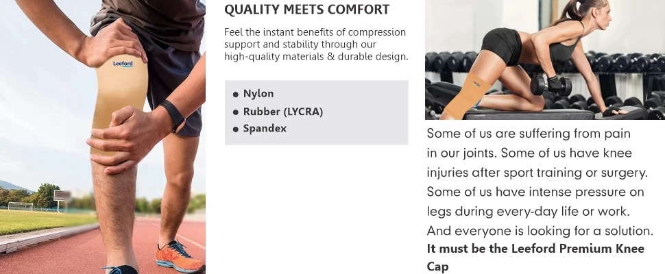 Leeford knee cap quality meets comfort