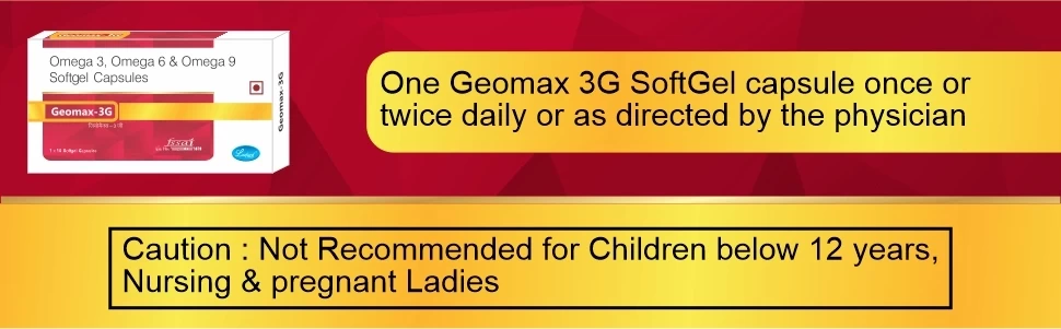Geomax capsuels daily dosage