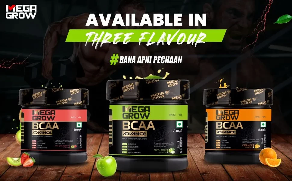 megagrow bcaa advance powder products range