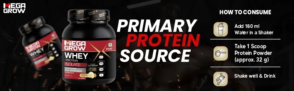 Megagrow Isolate Whey how to consume
