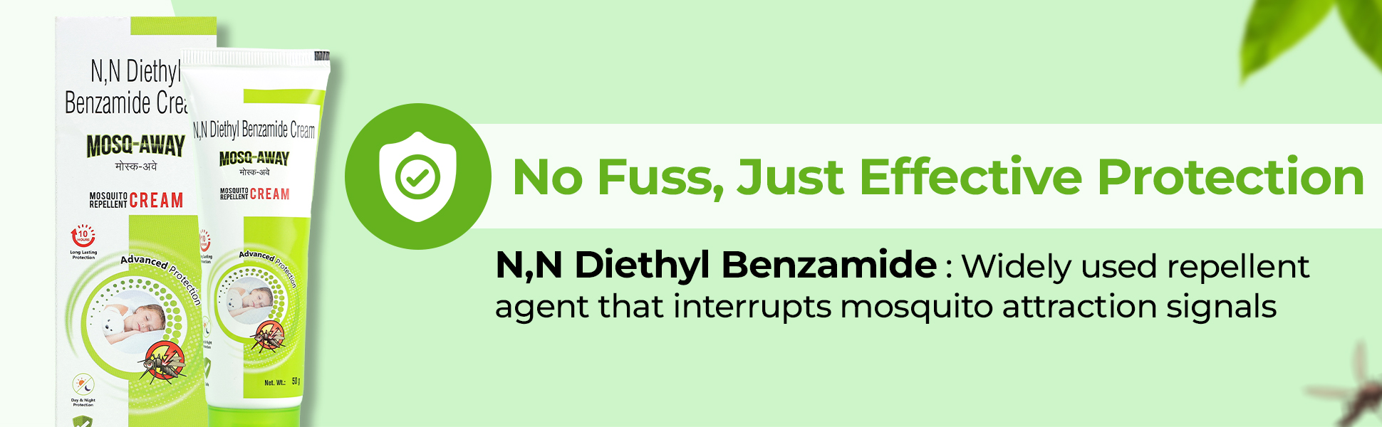 Mosq Away Mosquito Repellent Cream effective protection