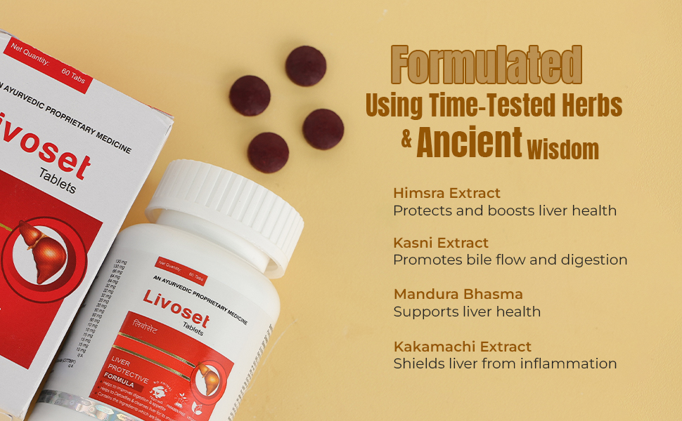 Livoset Tablets 60 Tab tested herbs
