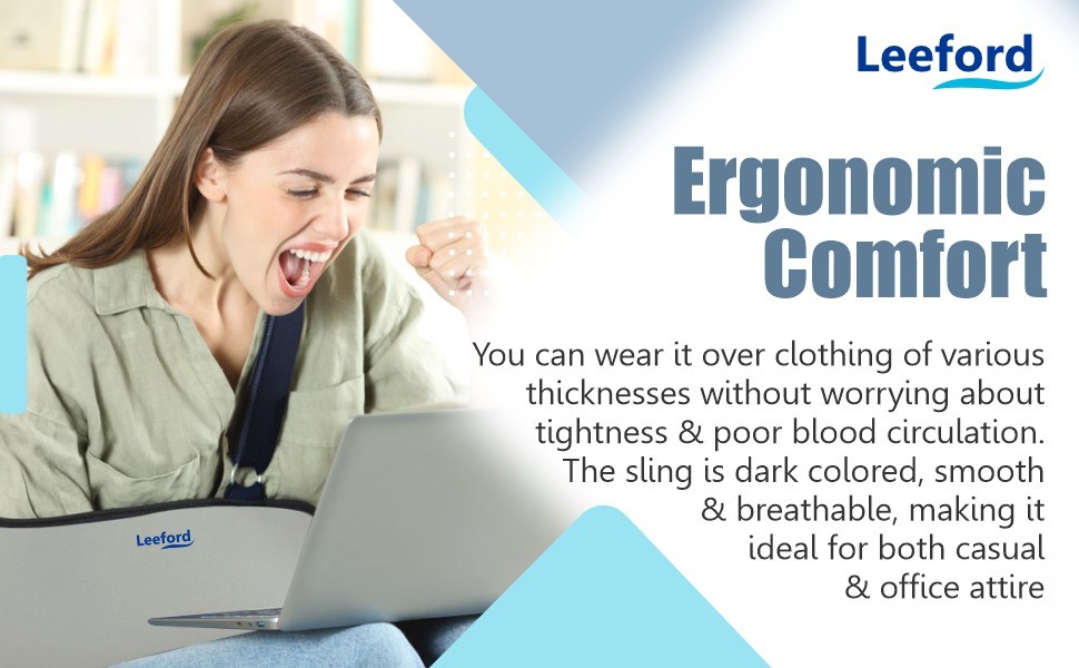 leeford arm sling  ergonomic comfort