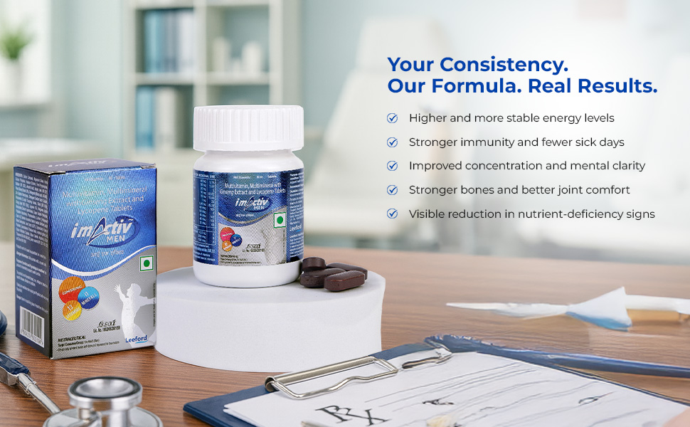 IM Activ Multivitamins for Men all benefits