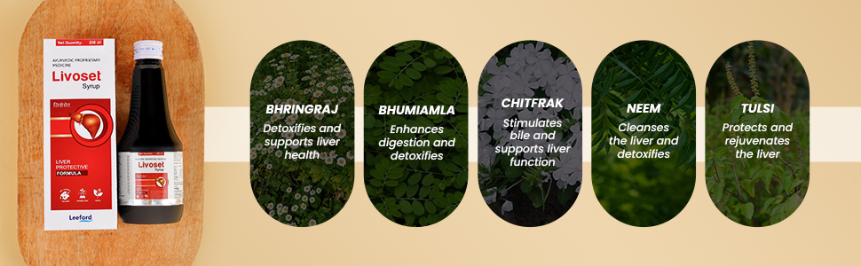 livoset ayurvedic liver tonic with tulsi amla bhringraj