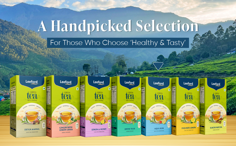 Leeford Aqua Slim Herbal Green Tea handpicked selection
