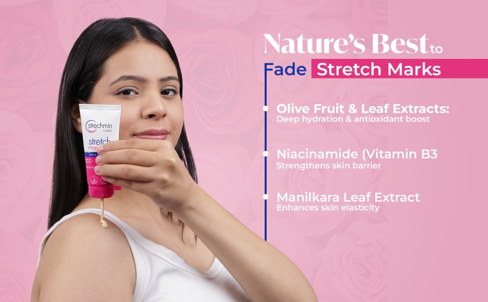 Strechmin Stretch Marks Removal Cream natural ingredients